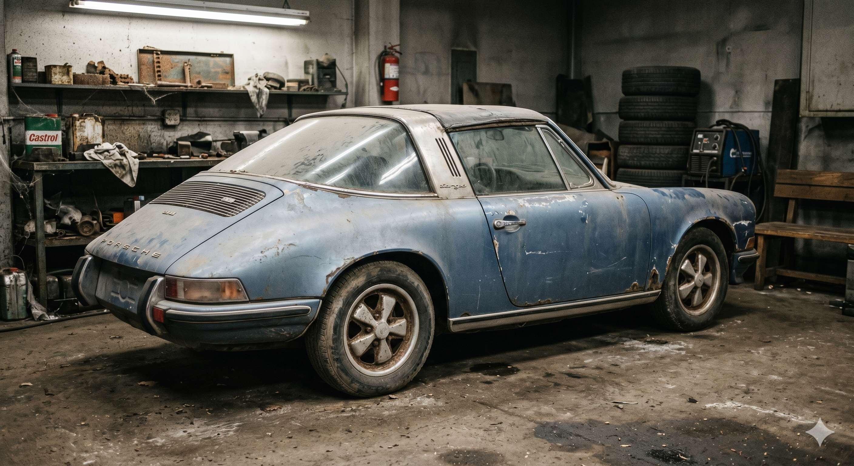 Before — 1972 Porsche 911S original condition